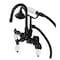 Kingston Brass AE305T0 Wall Mount Clawfoot Tub Faucets, Matte Black AE305T0 - alternate 1